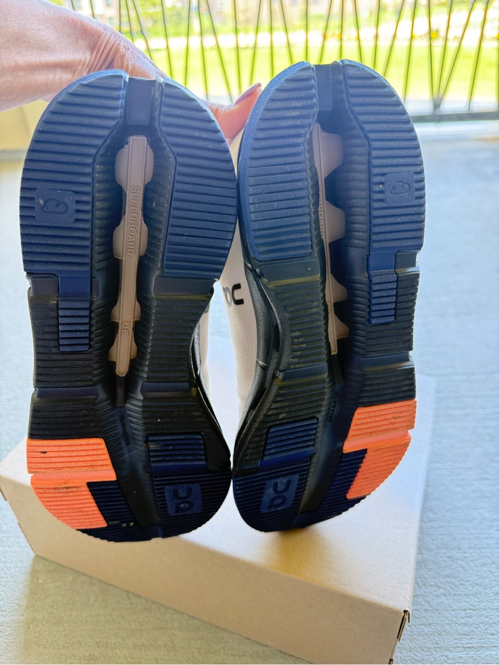 On Cloudnova 2 Dew & Black Sneakers with Coral Accents - Picture 5 of 14